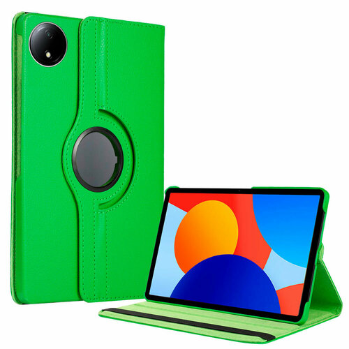 Чехол для планшета Xiaomi Redmi Pad SE 8.7, с подставкой / поворотный 360 градусов зеленый