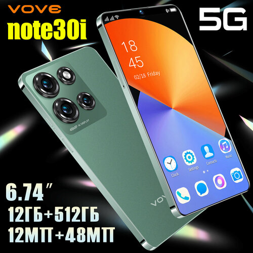 Смартфон Note30i официальная гарантия качества 16 ГБ512 ГБ суперхранилище умный 5G телефон на базе Android новая зарубежная версия Note30pro 11500₽