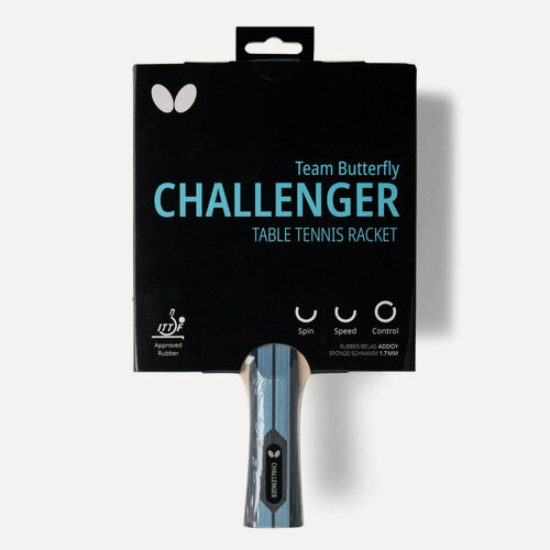 Изображение товара Ракетка для н/тенниса Butterfly Team Challenger, FL/CV