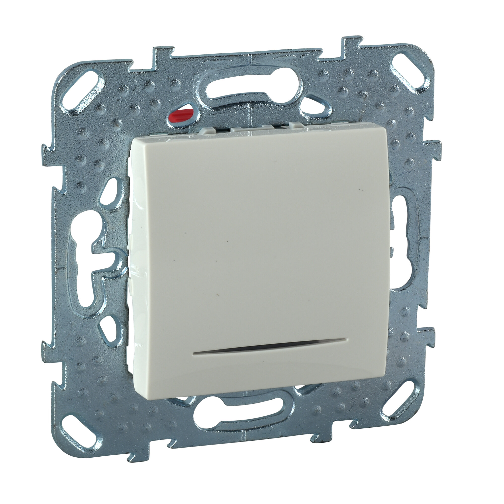 Выключатель одноклавишный с подсветкой SE Unica бежевый MGU5.201.25NZD Schneider Electric