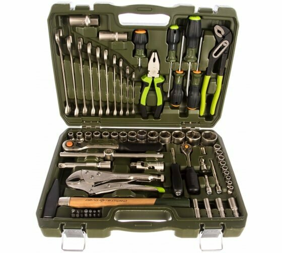 Набор инструментов Дело Техники 620943, 44 предм, коричневый