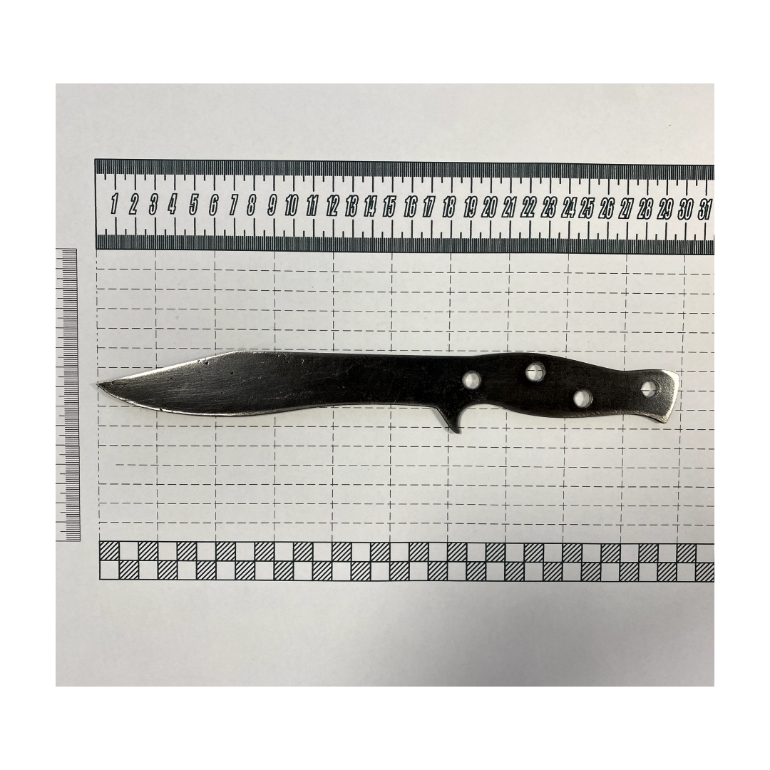 Металл для ножа, 30*4,75 см, толщина металла 3,9 мм,