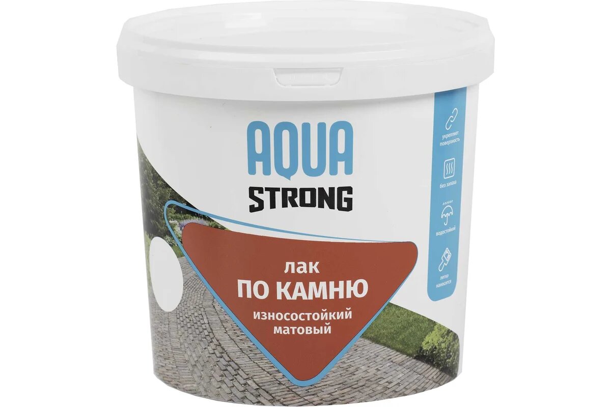Aquastrong Лак по камню износостойкий матовый 25 кг/25 л 4607130865095