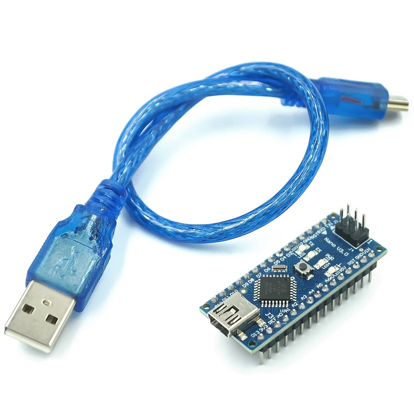 Atmega328 mini для Nano версии FT232RL импортные чипы поддержка win7 Win8 для arduino с USB-кабелем