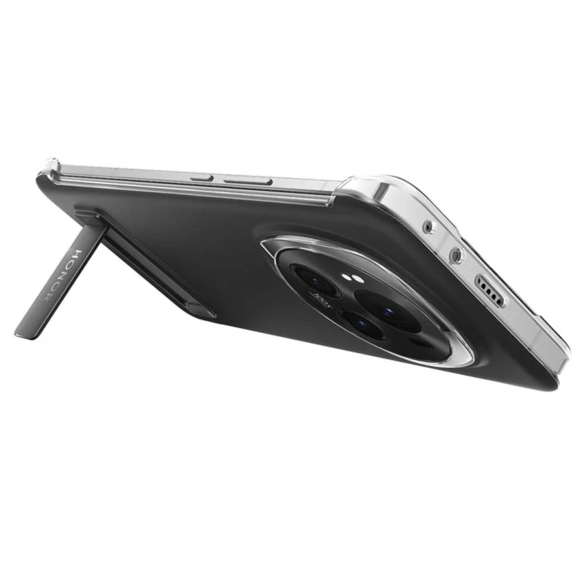 Чехол для смартфона Honor для Magic6 Pro PU Bracket Case Black — фото 1