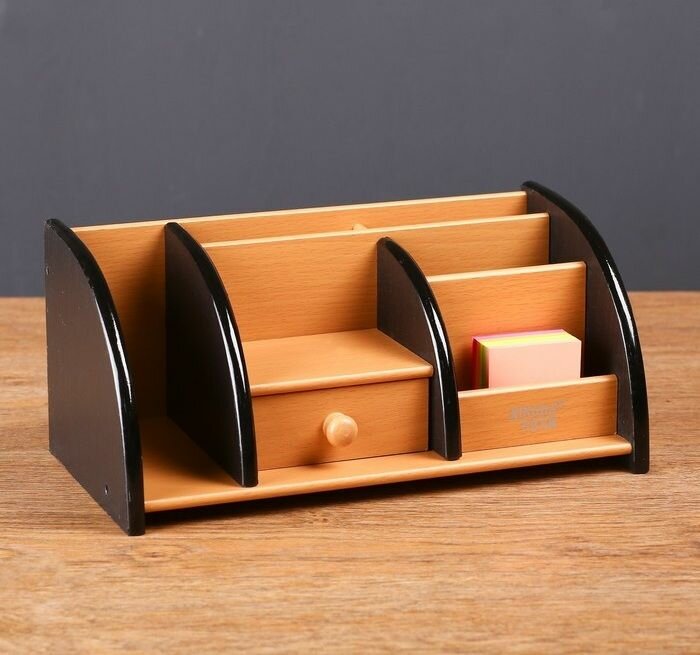 Органайзер 7 секций 1 выдв ящик 29*12*15см