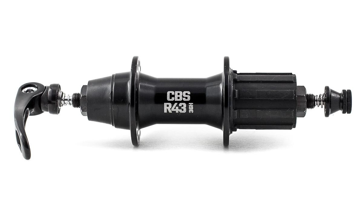 Colt Bikes Втулка задняя CBS 43 OPEN QR черный, пром подшипник, эксцентрик (36 отв.)
