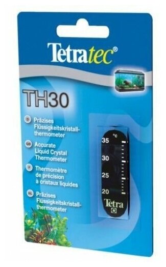 Tetra TH 35 термометр (наклеивается на стекло) от 20-35°С - фотография № 2