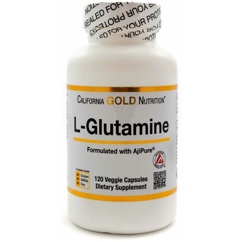 California Gold Nutrition L-Glutamine 120 капсул