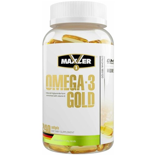 Maxler Omega 3 Gold 240 капсул