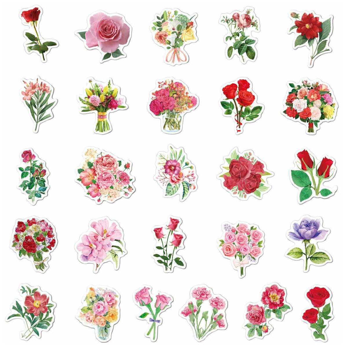 Стикеры цветы для телеграмм на фото 111