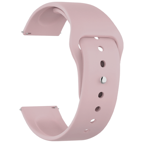 Ремешок Band Silicone универсальный, 22 mm, силиконовый, розовый, Deppa 47177