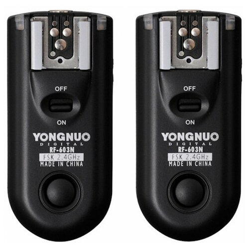 Радиосинхронизатор Yongnuo RF-603 II N3 для Nikon комплект гелевых фильтров 20 шт с чехлом для хранения для накамерных вспышек canon nikon yongnuo nissin fotokvant gel 02 with bag