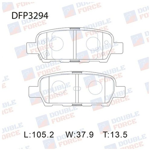 Колодки Тормозные Дисковые DOUBLEFORCE DFP3294