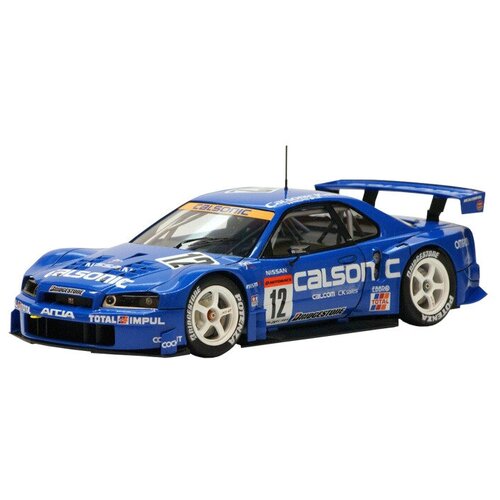 Сборная модель Nissan Calsonic Skyline GT-R (R34), 1/24 Tamiya, TM-24219 машинка welly 1 38 nissan skyline gt r r34 цвета в ассортименте 43798w