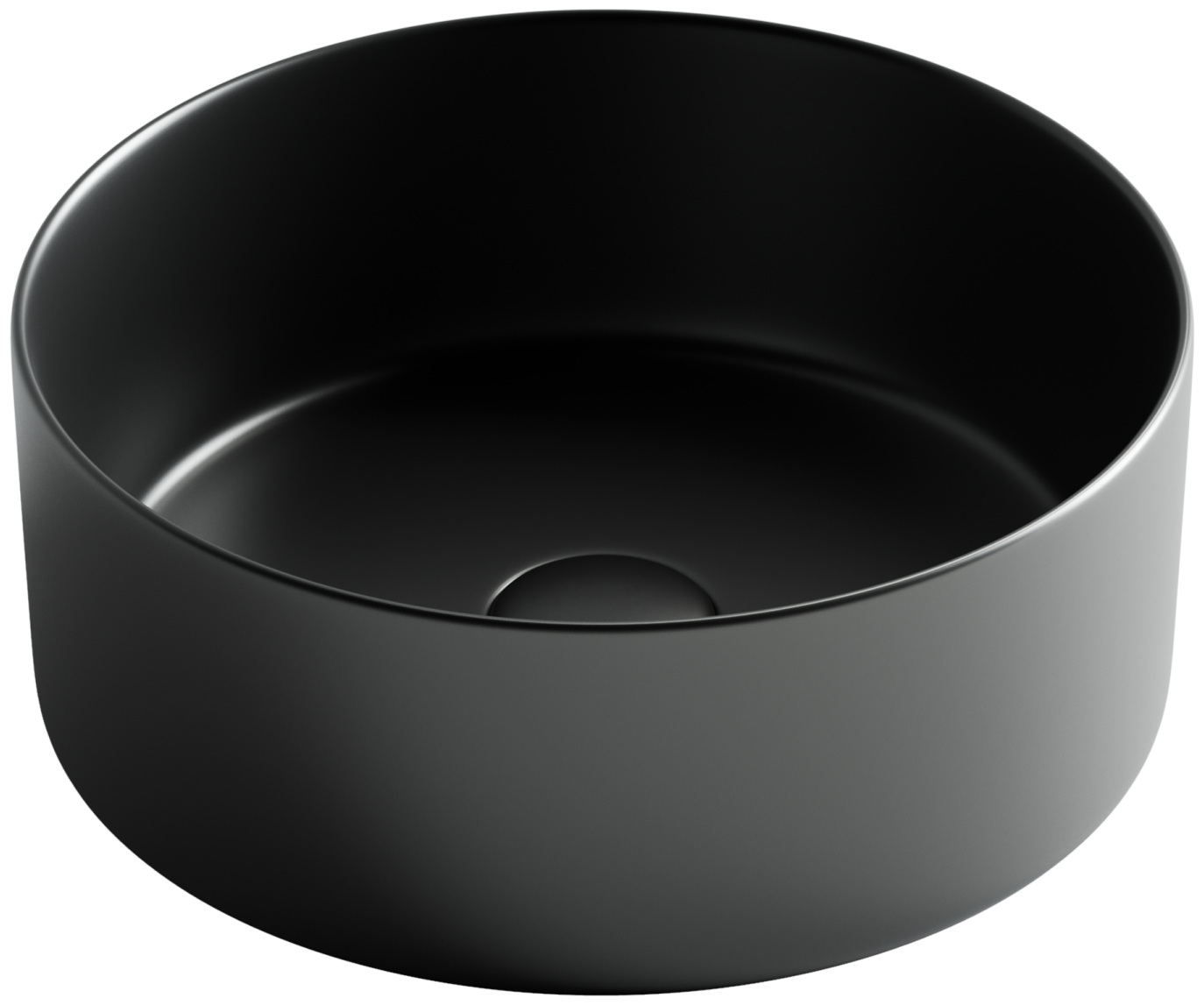 Раковина-чаша Ceramica Nova Element CN6032MB Ø36 см, цвет черный матовый