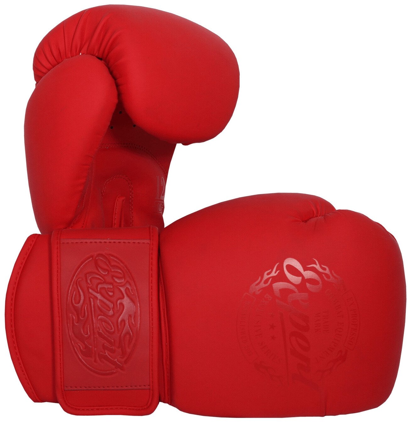 Перчатки для бокса Fight Expert матовые красные 12 унций