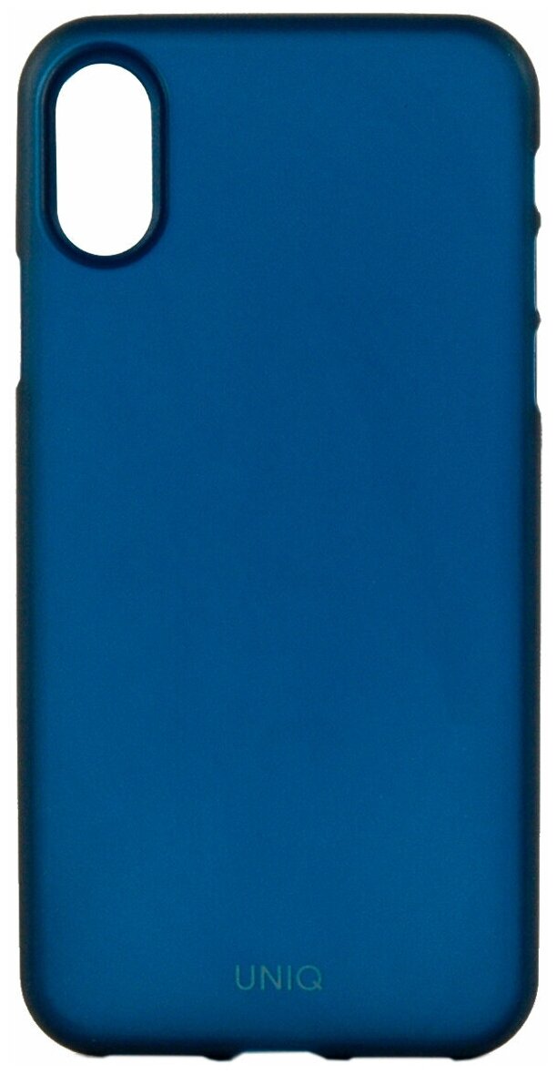 Чехол Uniq для iPhone X/XS Bodycon Navy blue