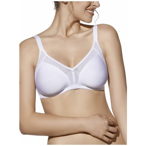 фото Анатомический бескаркасный бюстгальтер estela 90c, дымчатый creaciones selene