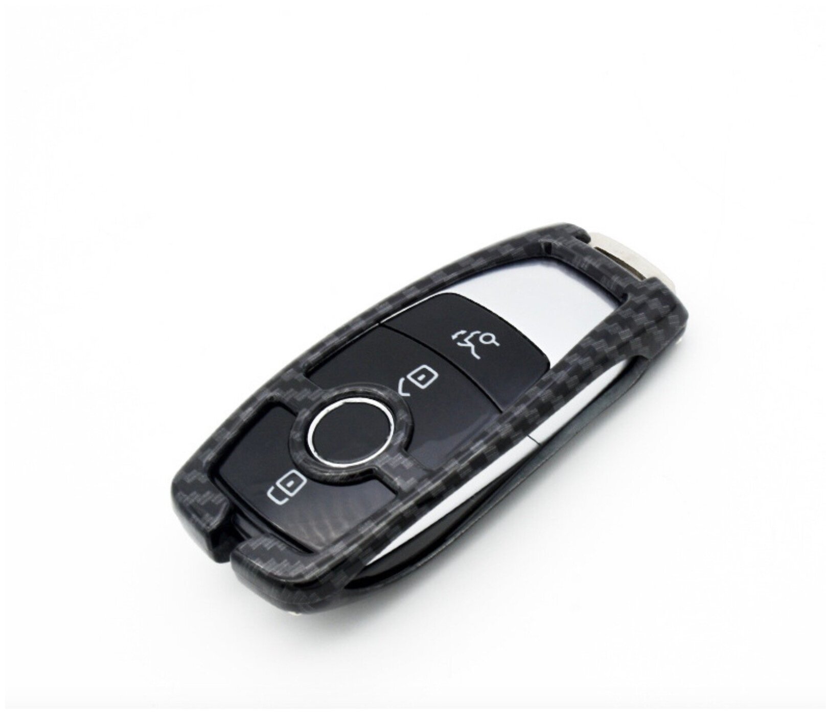 Чехол Mypads карбоновый металлический для авто смарт ключа Mercedes-Benz c260 c200l glb gle a200 E С S Класс CLA GLA‎ GLB GLS GLC GLE