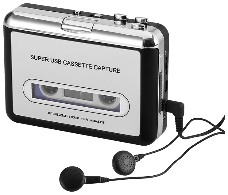 Кассетный MP3 плеер проигрыватель с USB для оцифровки аудиокассет