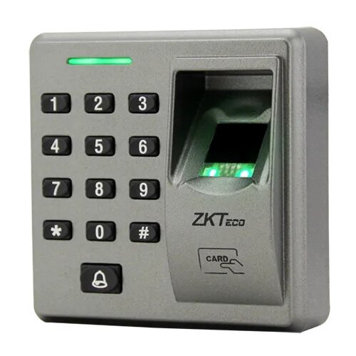 rfid карта формата mifare для домофона и считывателя mf mf 06 print 50 шт ZKTeco FR1300 [MF] - биометрический считыватель отпечатков пальцев и карт MIFARE с клавиатурой