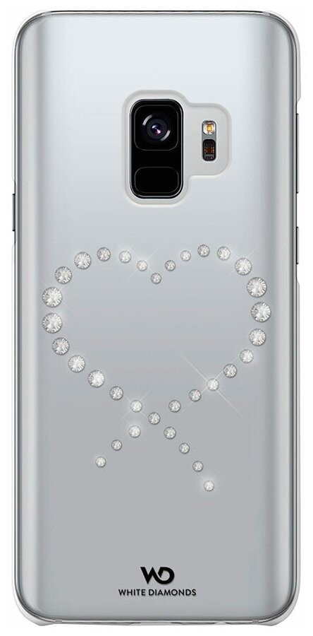 Чехол Eternity для Samsung Galaxy S9, прозрачный/кристаллы, White Diamonds, White Diamonds 2810ETY5