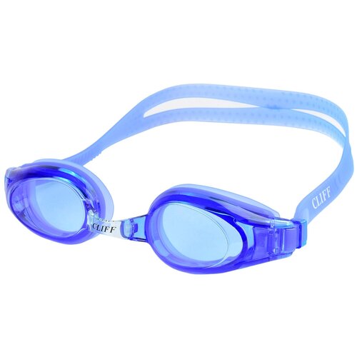 Очки для плавания взрослые CLIFF G3000, синие очки для плавания взрослые cliff g1100 стартовые синие