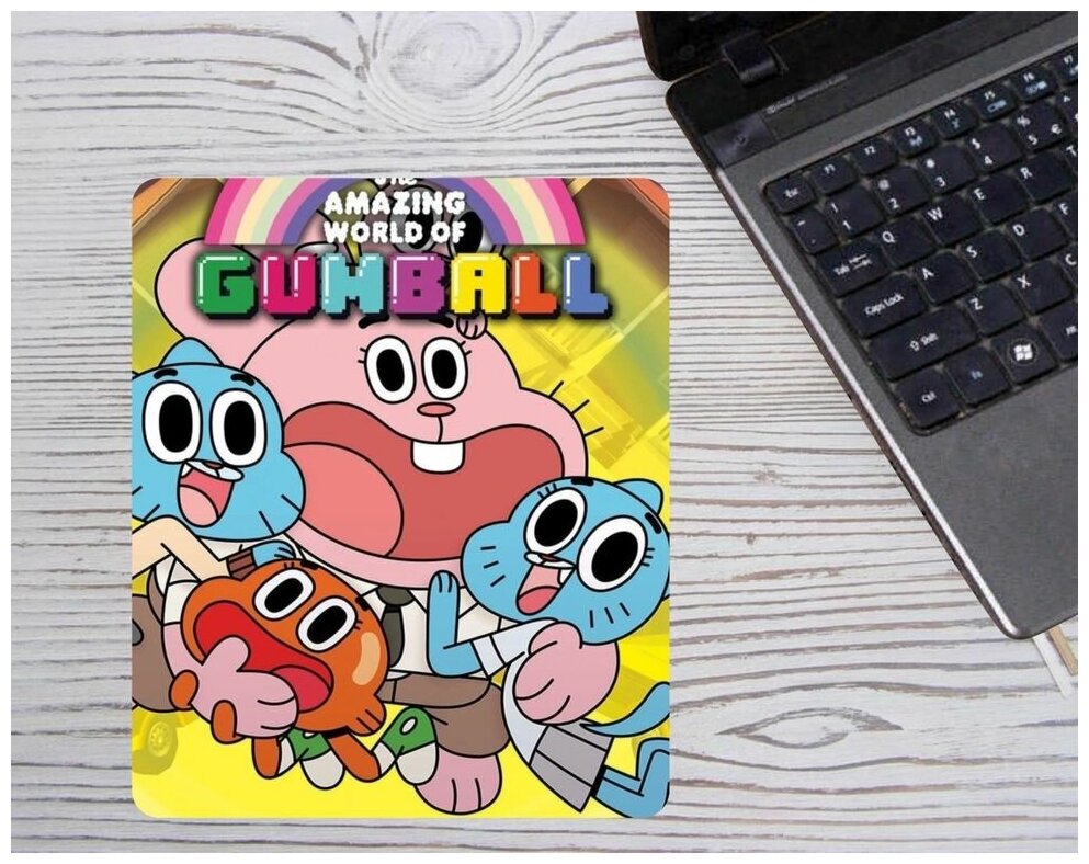 Коврик для мышки Удивительный мир Гамбола The Amazing World of Gumball №5