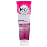 Крем для депиляции VEET с ароматом бархатной розы и эфирными маслами, 90 мл