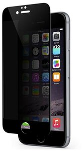 Фото Защитное стекло Антишпион на телефон Apple iPhone 6, iPhone 6S / Полноэкранное стекло для Эпл Айфон 6, Айфон 6 С (Черный)