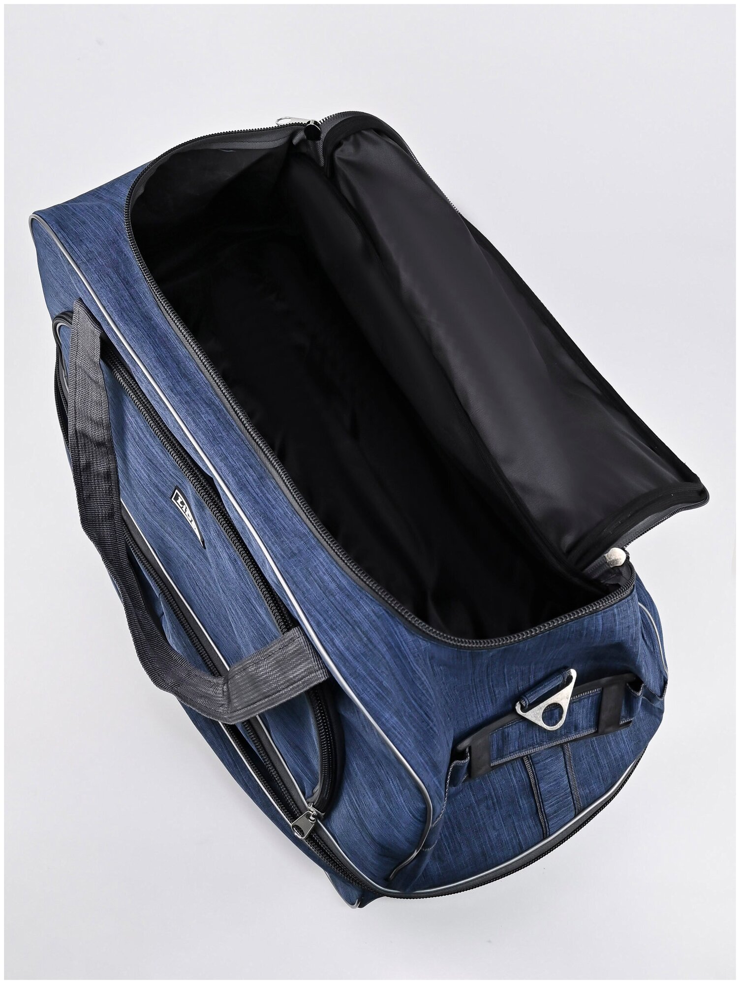 Дорожная сумка на колесах c раздвижкой, чемодан тележка для путешествий, мужская женская - фотография № 12