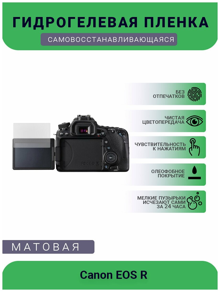 Защитная матовая гидрогелевая плёнка на камеру Canon EOS R