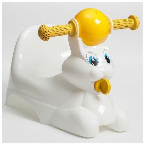 Горшок детский в форме игрушки «Зайчик Lapsi», цвет белый горшок детский с форме игрушки зайчик lapsi цвет белый