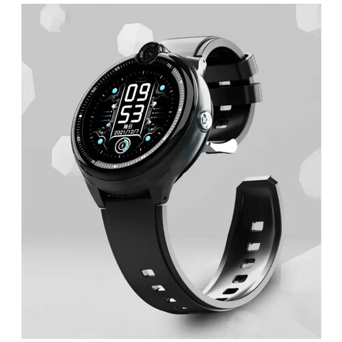 Детские Смарт часы K12 4G с GPS наручные умные часы с сим картой и камерой smart watch для детей Черный 444100₽
