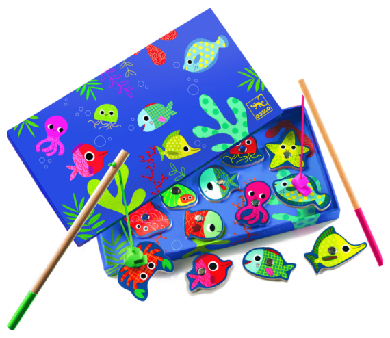 Игра-рыбалка Djeco Цветная рыбалка