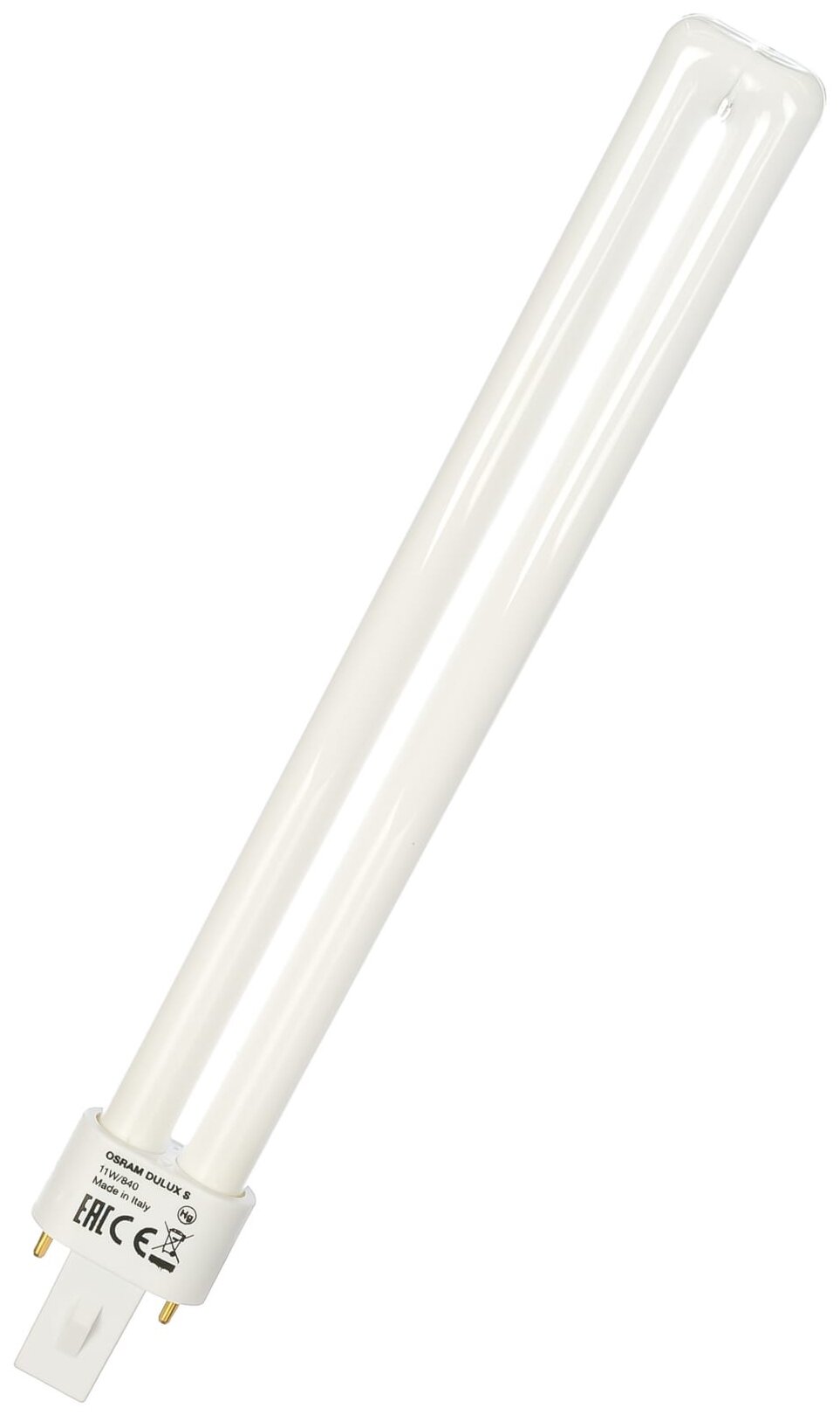 Лампа люминесцентная Ledvance-osram DULUX S 11W/21-840 G23 (холодный белый) OSRAM