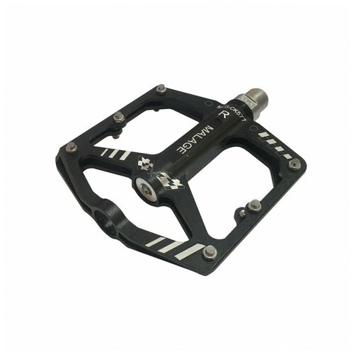 фото Педали mlg-ck577алюминиевые cnc, 99х101х12мм,сменные шипы, вес 324г malage