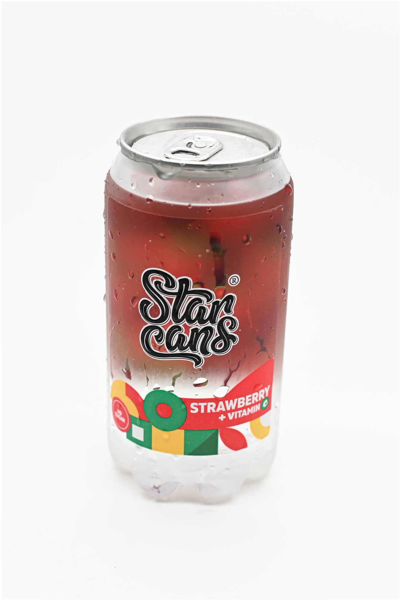 Вода газированная витаминная без сахара без калорий со вкусом Клубники StarCans Лимонад полезный с витаминами - фотография № 15