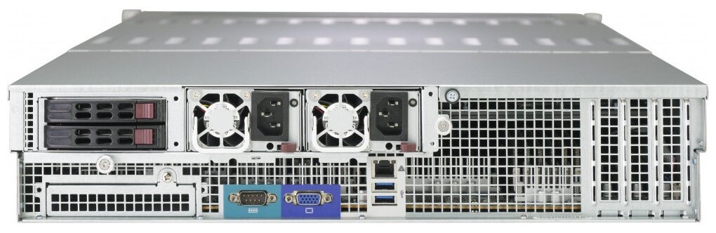 Сервер Supermicro SuperStorage 6029P-E1CR24L без процессора/без ОЗУ/без накопителей/количество отсеков 2.5" hot swap: 2/количество отсеков 3.5" hot swap: 24/2 x 1600 Вт