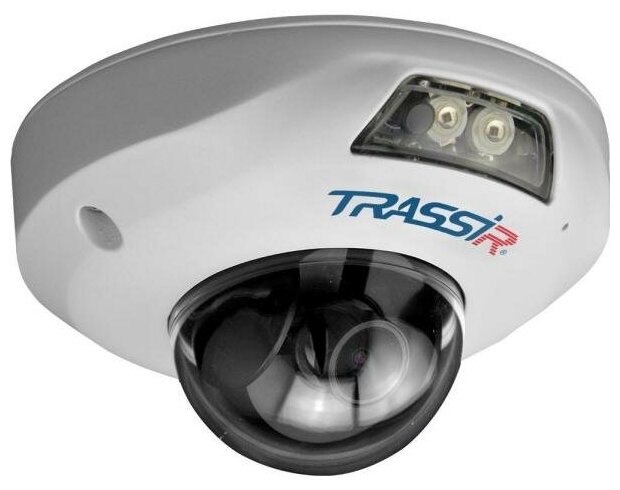 Камера IP Trassir TR-D4121IR1 CMOS 1/2.7 2.8 мм 1920 x 1080 H.264 MJPEG RJ-45 LAN PoE белый