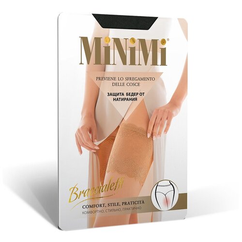 Бандалетки MiNiMi Braccialetti Ajour, размер 4/L, черный