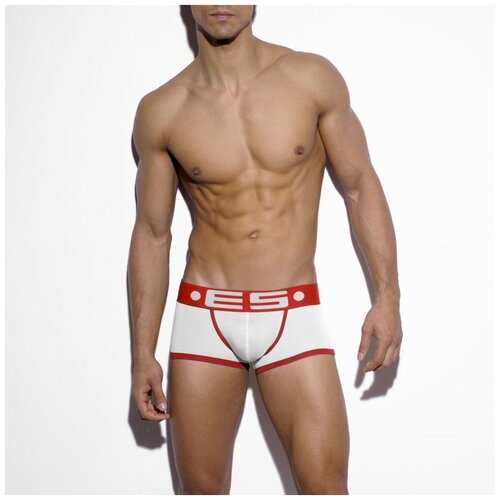 фото Трусы-боксеры "basic boxer 7 days - white" / es collection / белый / размер s