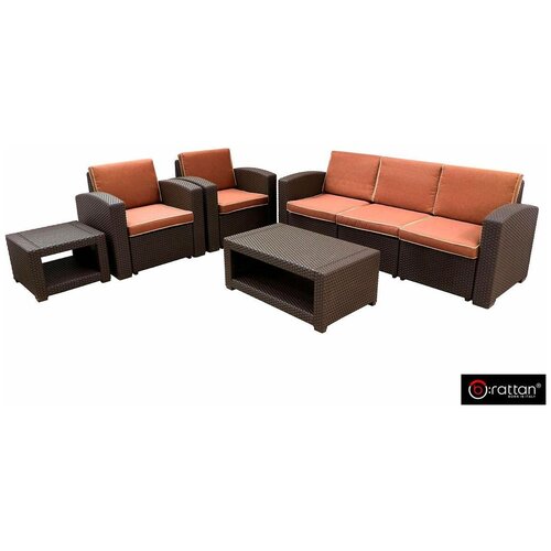 Комплект мебели Rattan Premium 5, венге