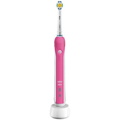 Oral-B Pro 500 3D White, розовый насадка oral b 3d white 1 шт