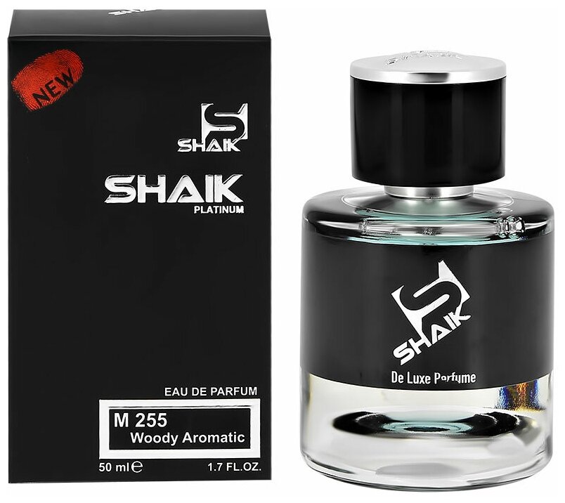 Парфюмерная вода `SHAIK` DE LUXE PERFUME M 255 woody aromatic(муж.) 50 мл