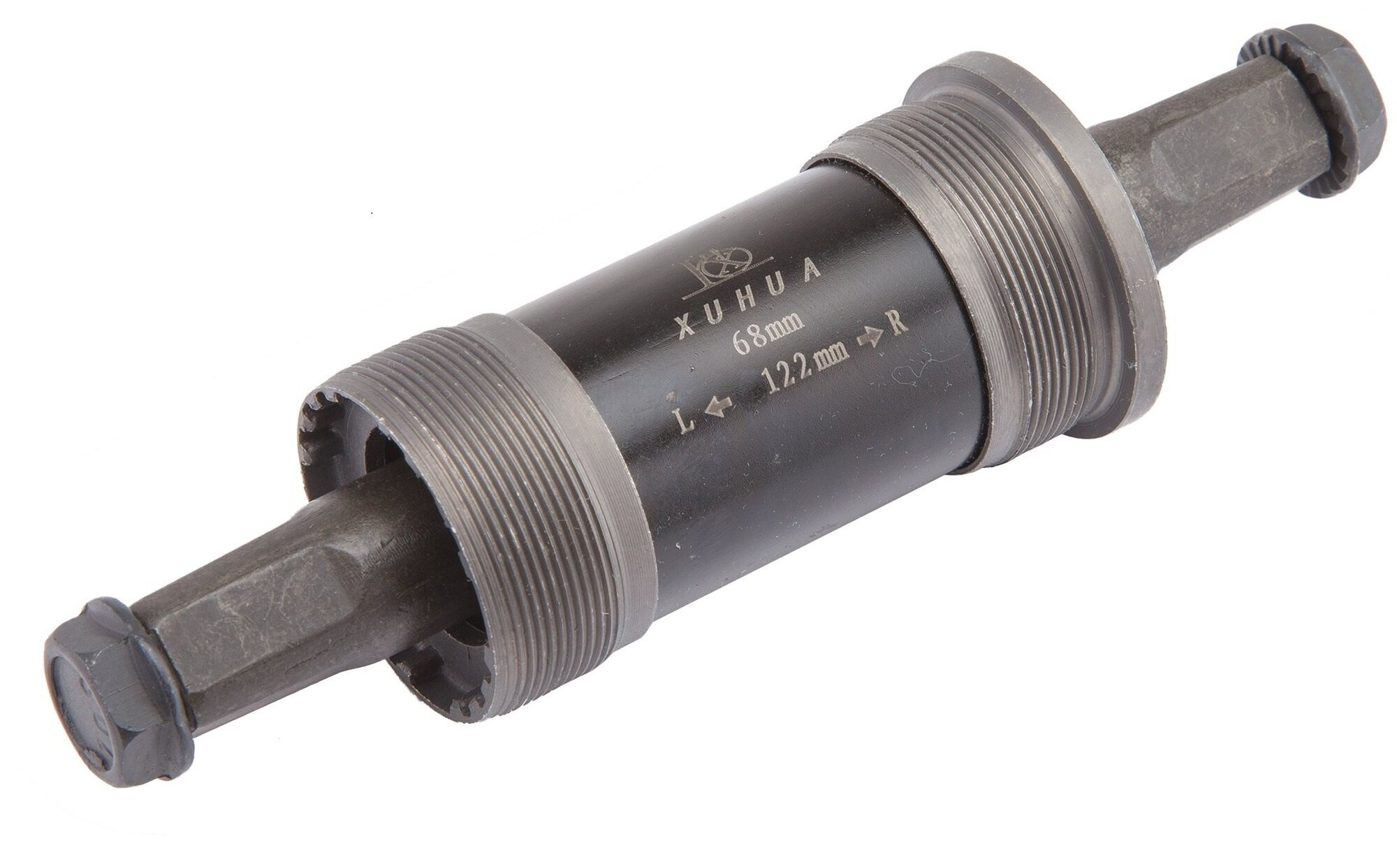 фото Картридж каретки XH-AXLE-05 68x122 мм, 1.37'x24tpi, ось под квадрат, сталь/160104