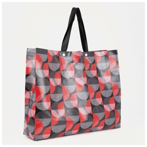 фото Сумка пляжная на кнопках, цвет красный brand