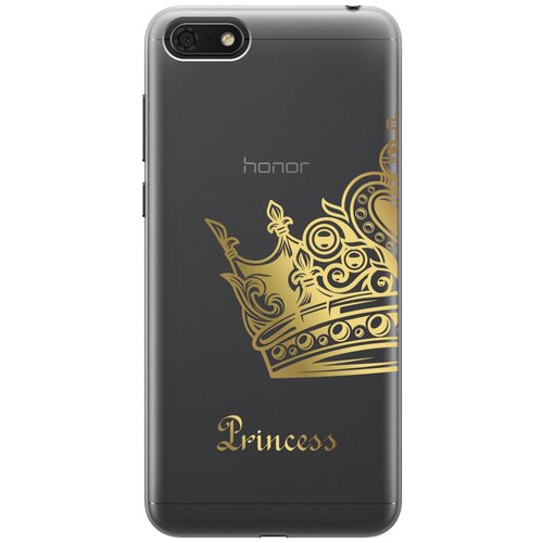 Силиконовый чехол с принтом True Princess для Honor 7A / 7S / Huawei Y5 (2018) / Y5 Prime (2018) / Хуавей У5 Прайм (2018) / Хонор 7А / 7s силиконовый чехол с принтом bye then для honor 7a 7s huawei y5 2018 y5 prime 2018 хуавей у5 прайм 2018 хонор 7а 7s