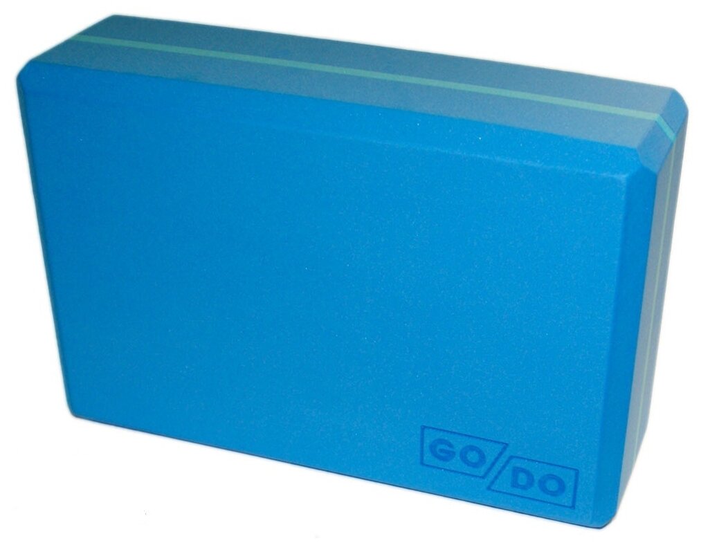 Блок для йоги Go Do YJ-K2 голубой